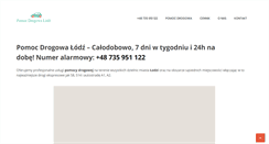 Desktop Screenshot of pomoc-drogowa-lodz.com.pl